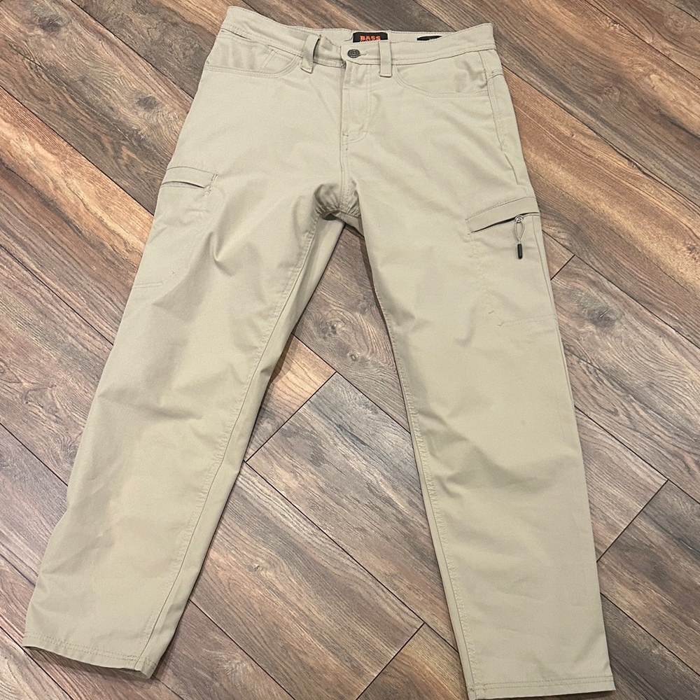 Men's Beige Cargo Pants